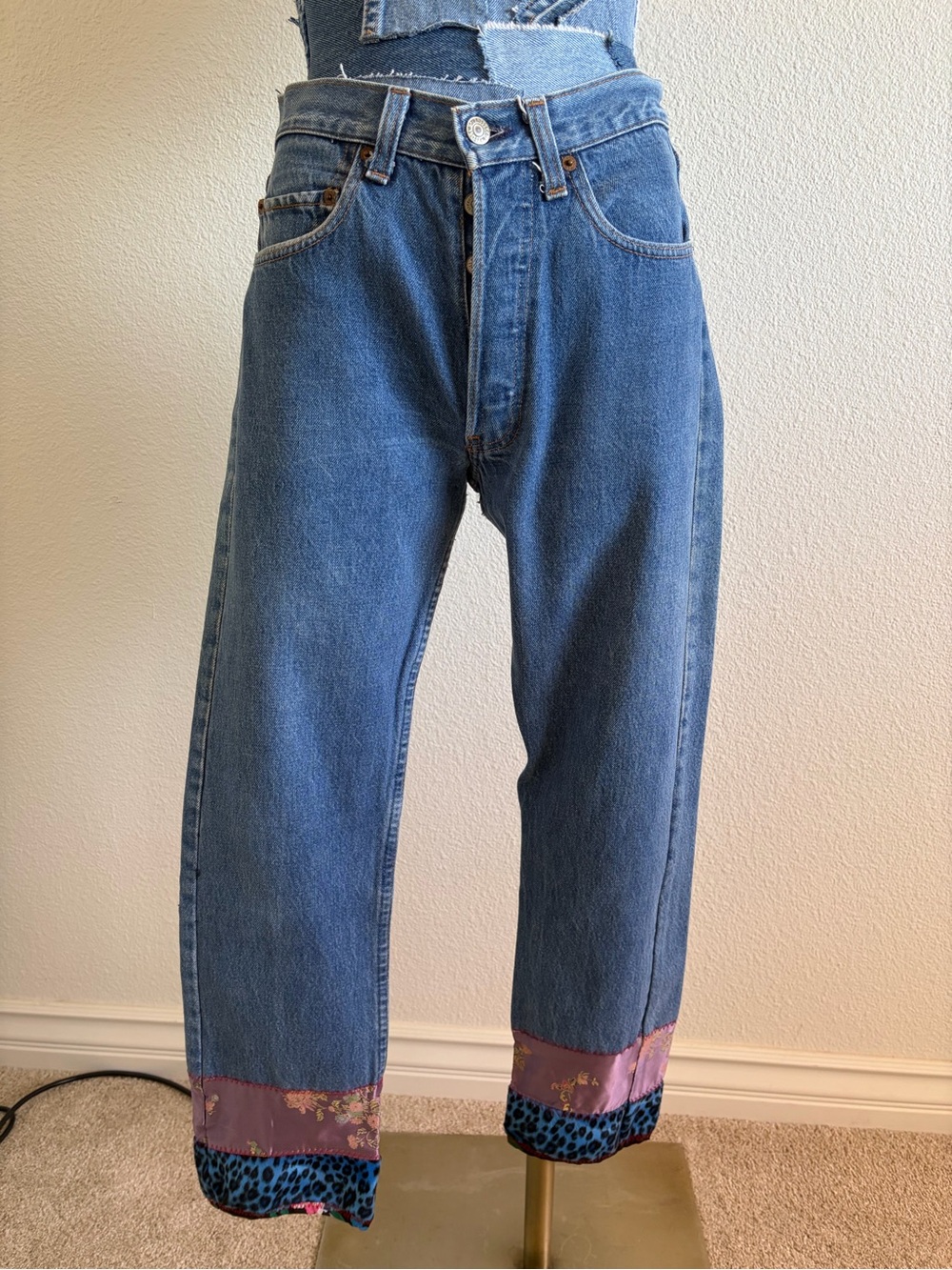 Bella Dahl denim with fabric cuffs
